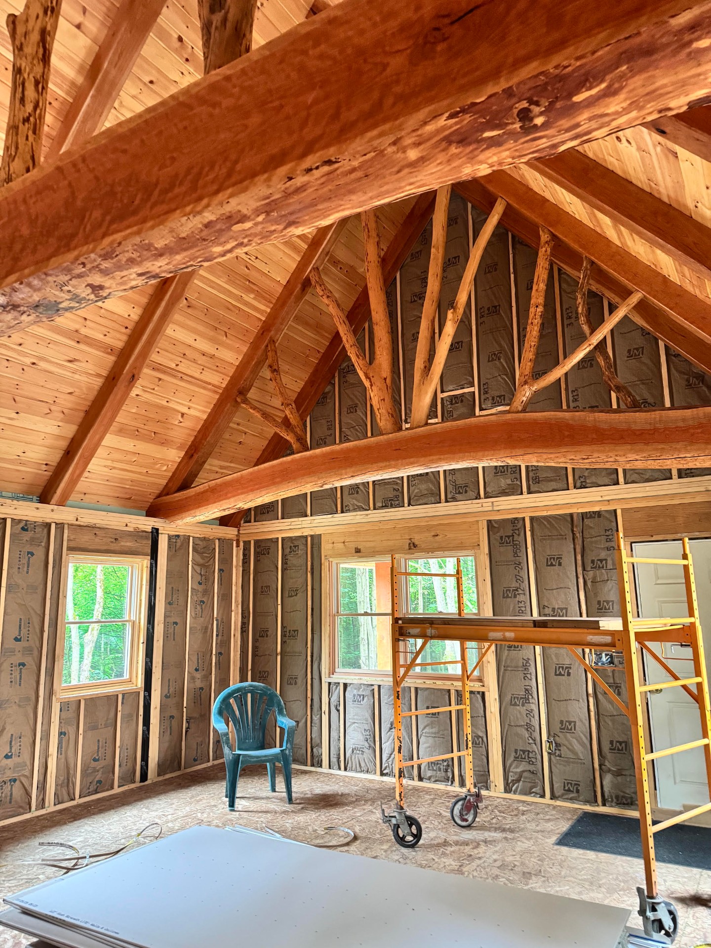 Drywall Repairs — before